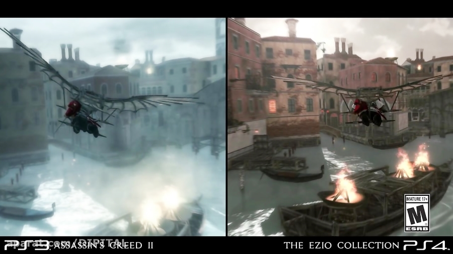 مقایسه گرافیکی Assassin#039;s Creed The Ezio Collection