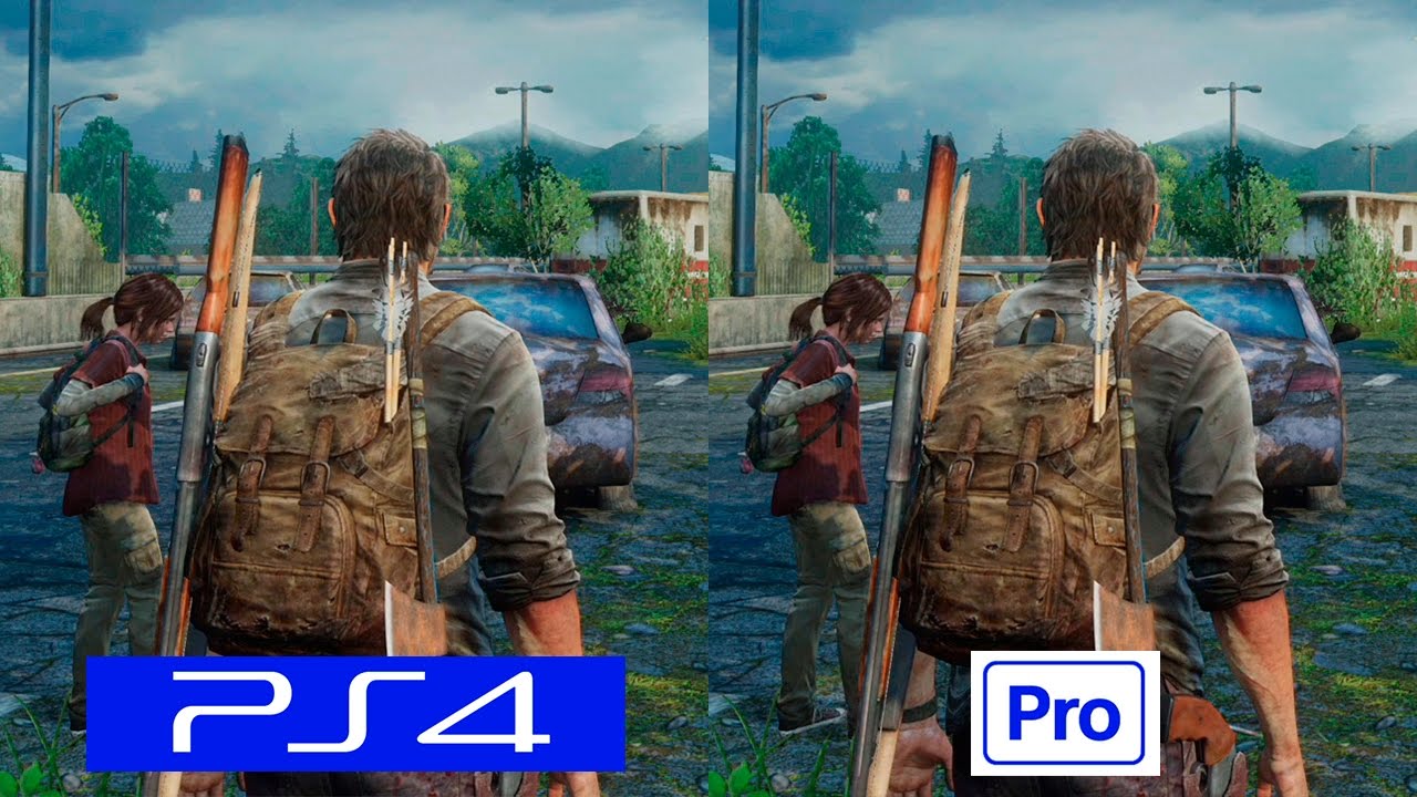 مقایسه the last of us در ps4 و ps4 pro