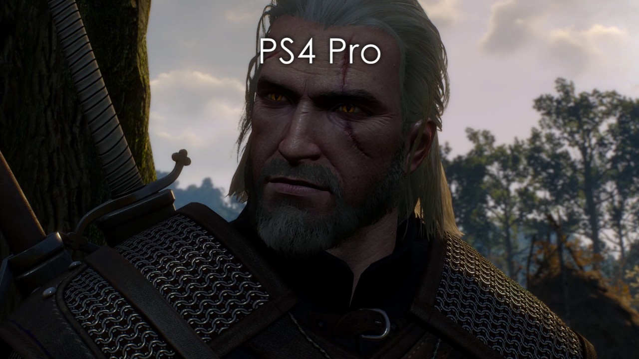 PS4 vs PS4 Pro - The Witcher 3 60fps comparison
