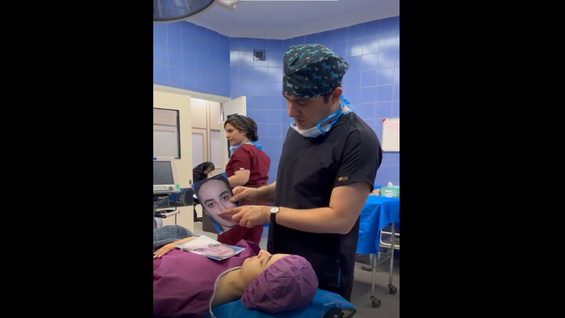 اتاق عمل جراحی بینی با دکتر مجیدی دکتر محمد مجیدی - جراحی بینی به سبک طبیعی شیک