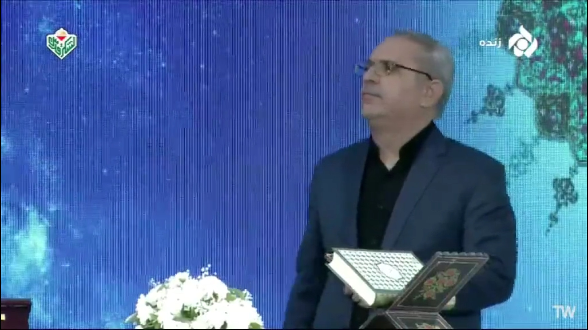 حضور آقای آقاجانی مدیر اجرایی شبکه سراسری خیرات نان در برنامه جشن رمضان زمان734ثانیه