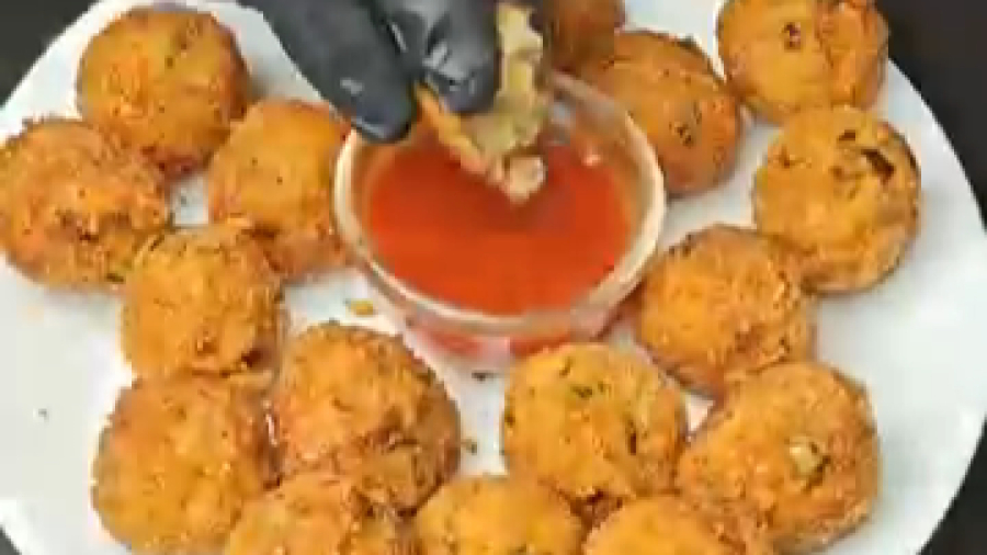 شنسل خونگی.. فقط اگه خواستید میتونید پیازچه توش نریزید