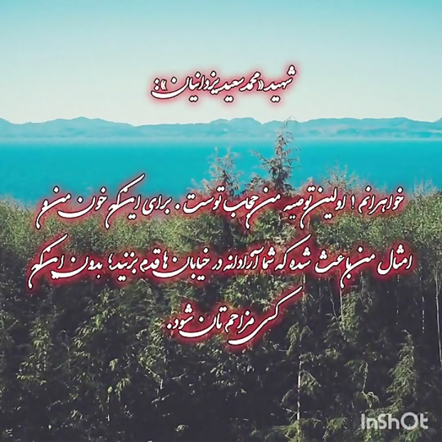 نظر شهدا درمورد حجاب
