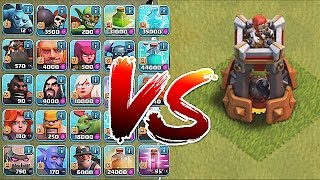 Clash Of Clans - BOMB TOWER!! Vs. ALL TROOPS!!