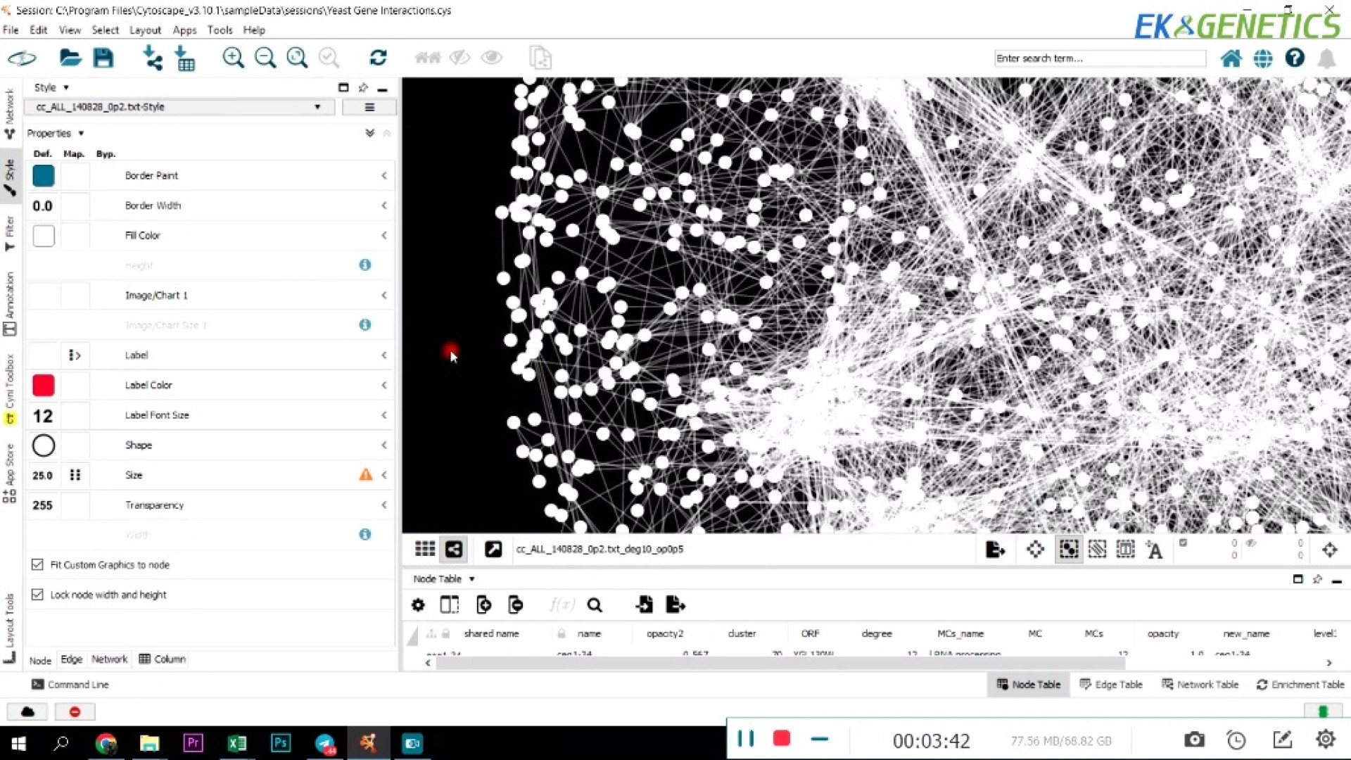 بیوانفورماتیک - آموزش نرم افزار Cytoscape - جلسه 5 اکستنشن تاج دندان