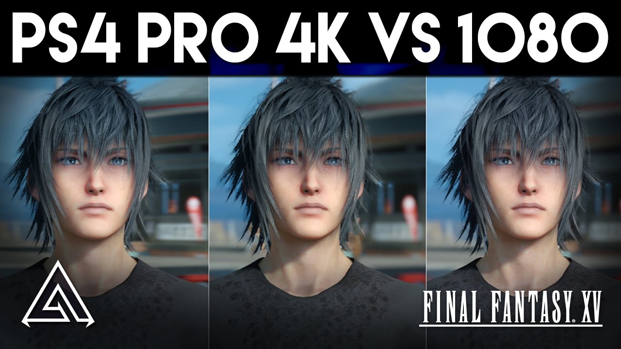 مقایسه گرافیک بازی Final Fantasy XV روی PS4 pro و PS4