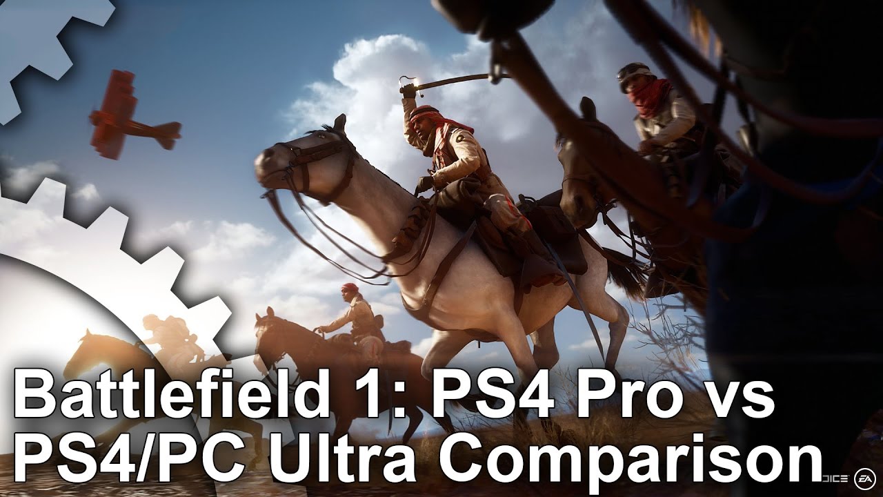 مقایسه گرافیک بازی Battlefield 1 در کنسول PS4 Pro و PC