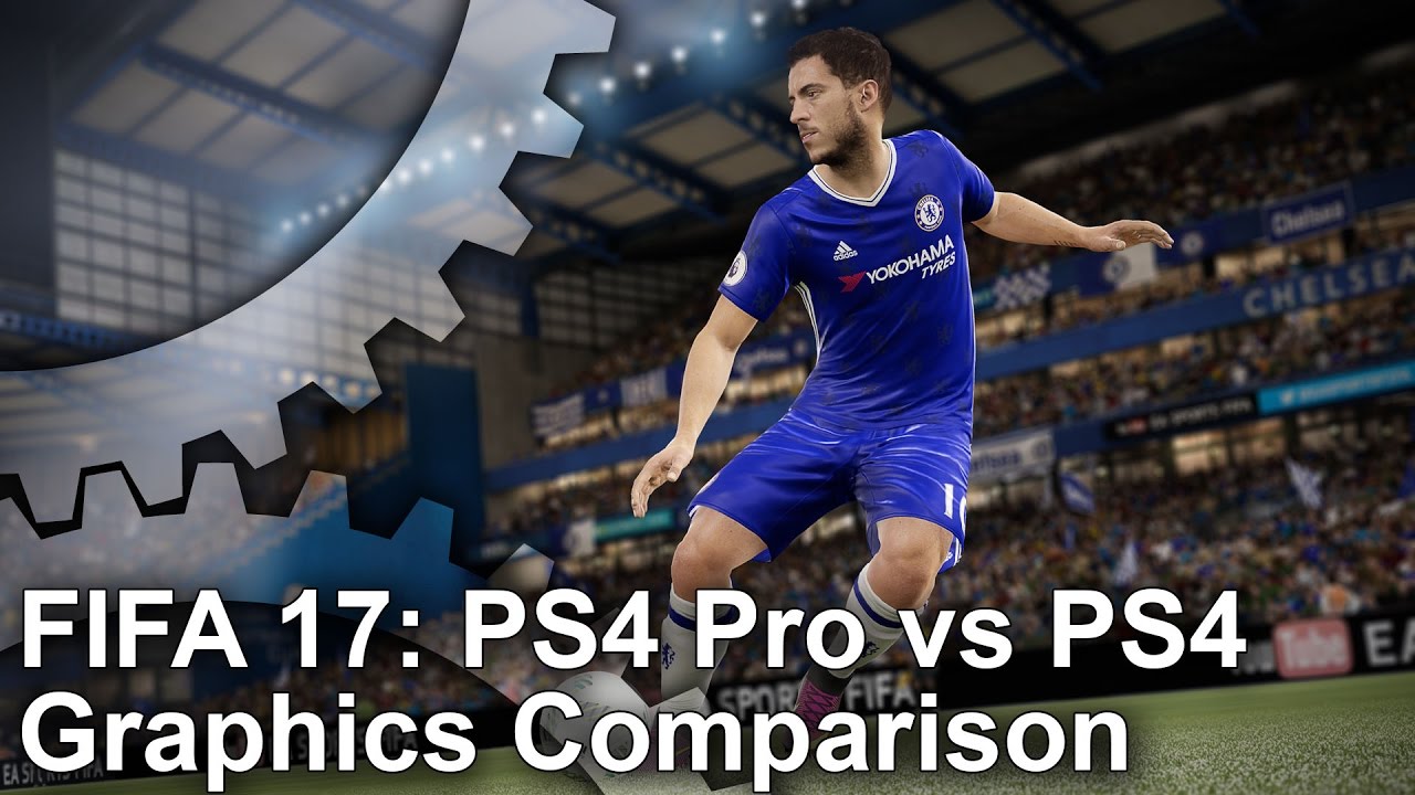 مقایسه گرافیک بازی FIFA 17 در کنسول PS4 Pro و PS4