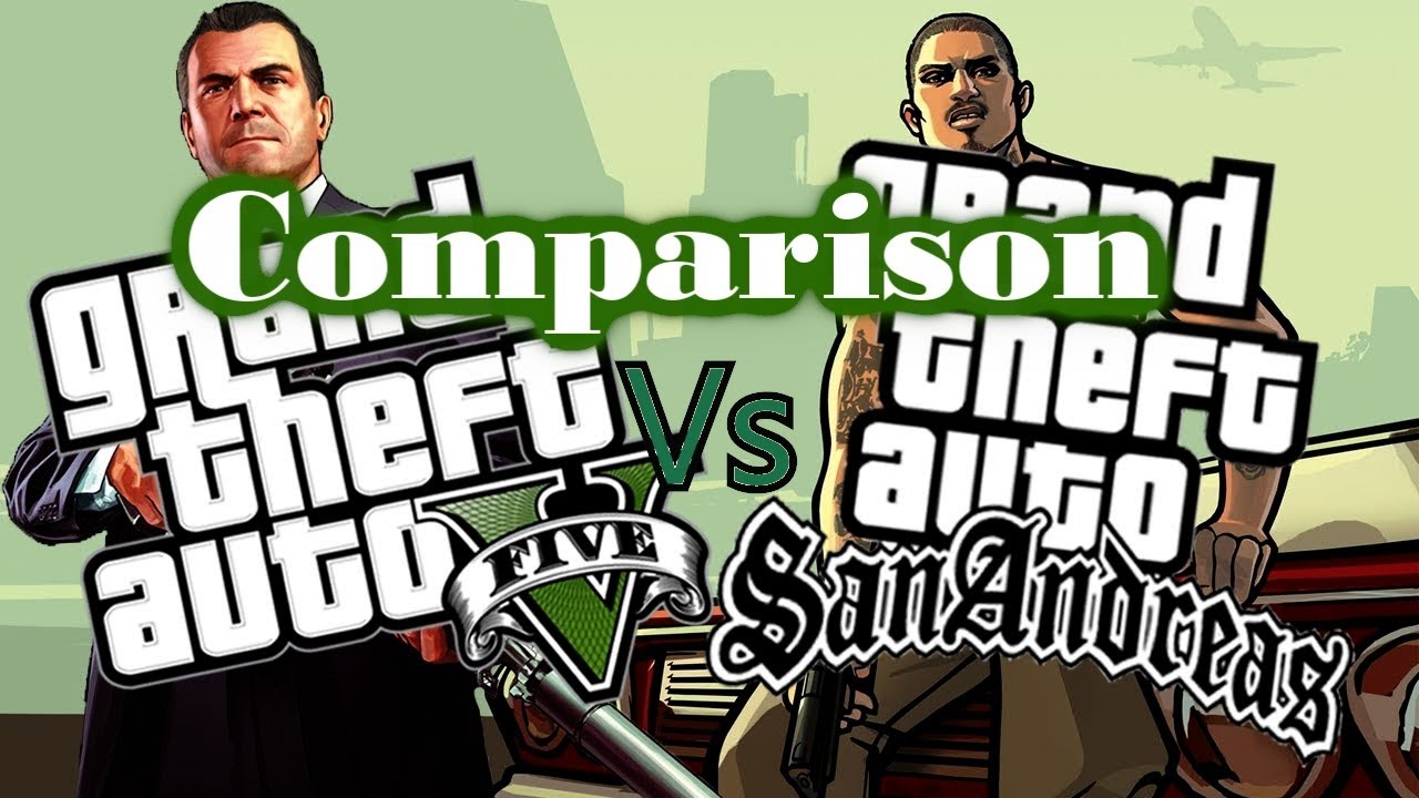 GTA 5 vs GTA San Andreas: Comparison