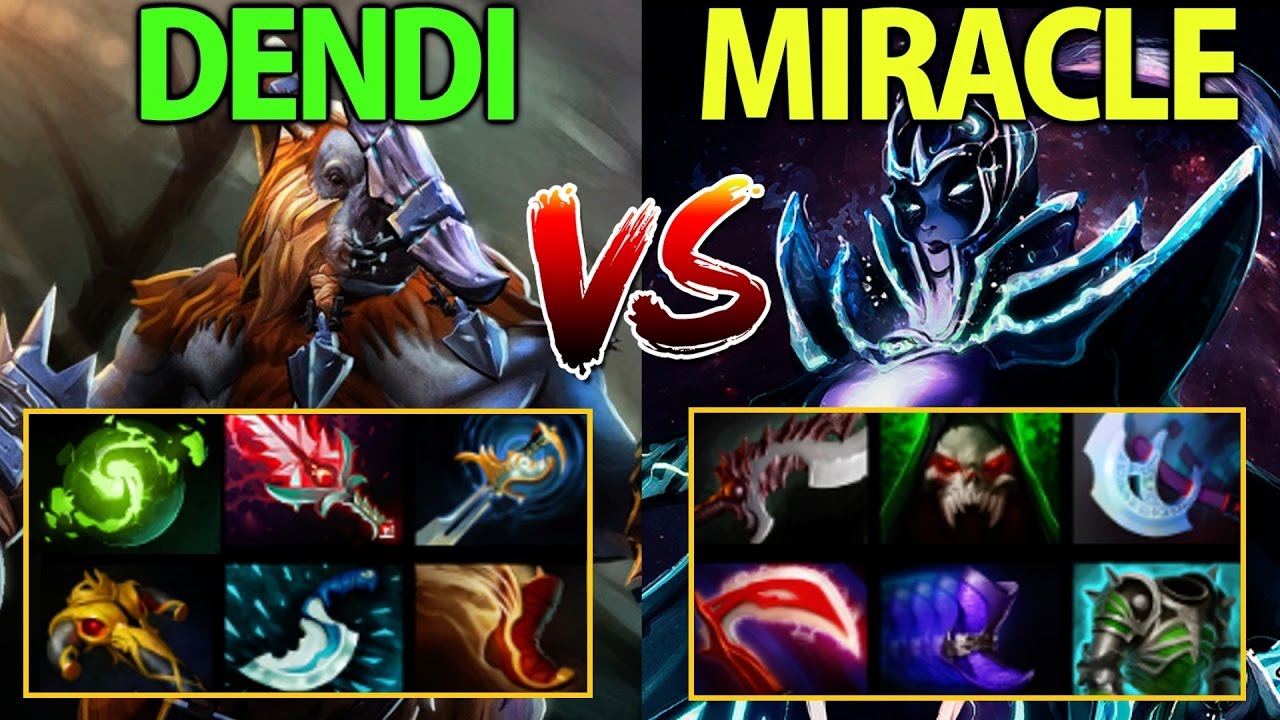 Miracle- [PA] vs Dendi [Magnus] Dota2