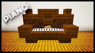 Minecraft - How To Make A Piano