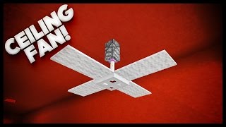 Minecraft - How To Make A Ceiling Fan
