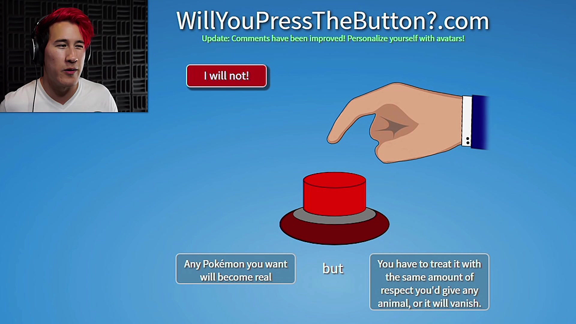 Will You Press The Button - Markiplier اردک بلوتوثی