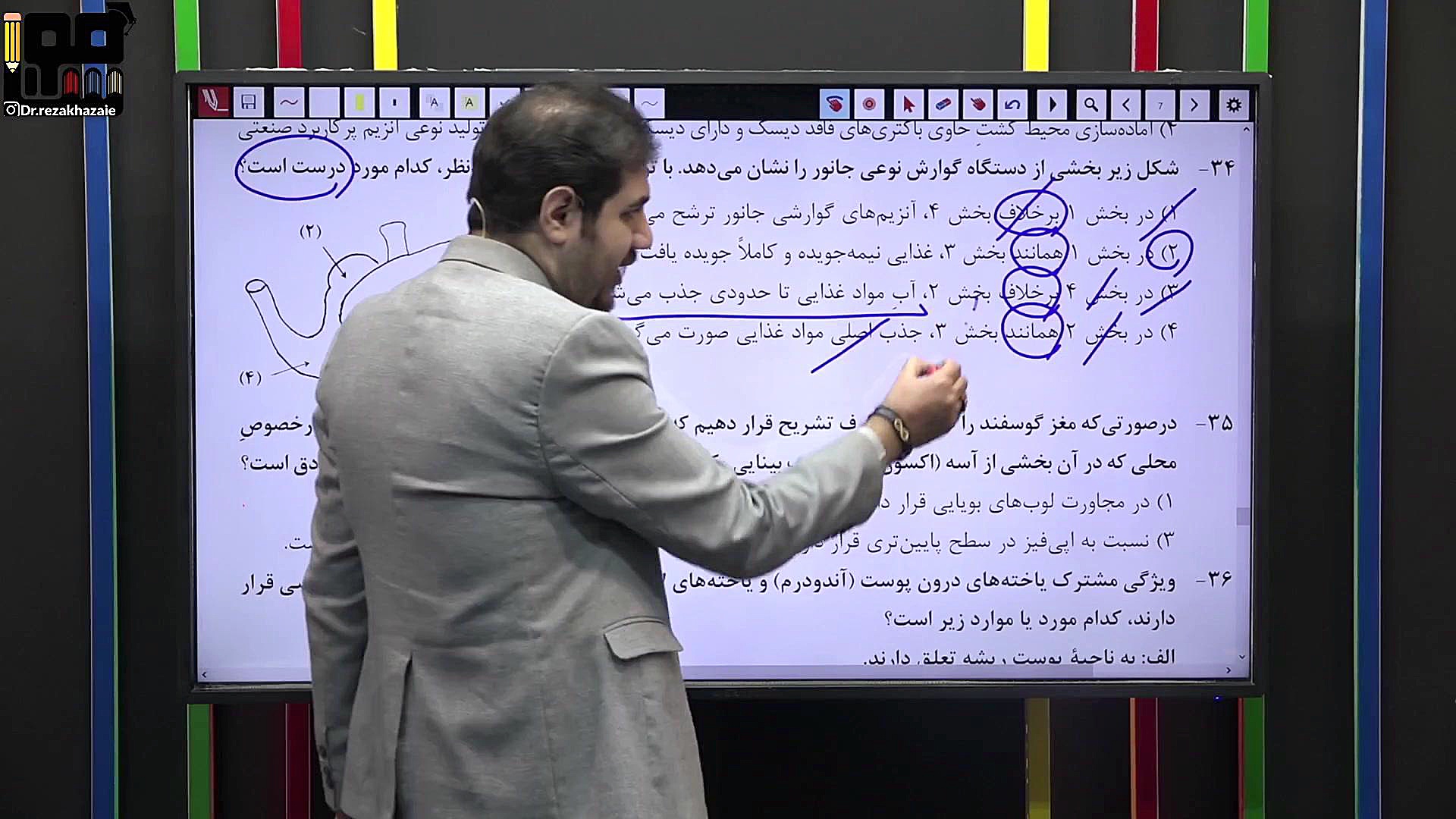 تحلیل خفن زیست شناسی کنکور سراسری اردیبهشت 1403 دکتر رضا خزائی