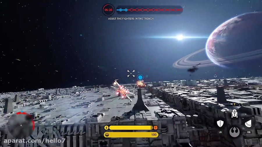 گیم پلی ستاره مرگبار در starwars battlefront داغ تازهhd