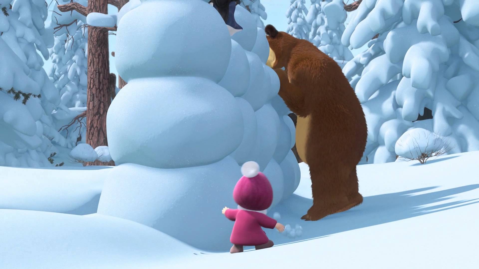 Снег приходит маша и медведь. Маша и медведь 2008. Маша и медведь 2009.