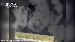 فیلم لحظه اصابت موشک های بالدا...