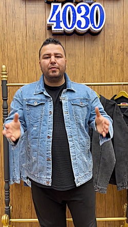 کت جین سایز بزرگ مردانه