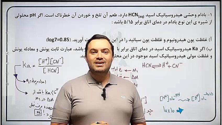 تدریس تضمینی شیمی توسط دکتر امین نوروزی شیمی کنکور دکتر امین نوروزی