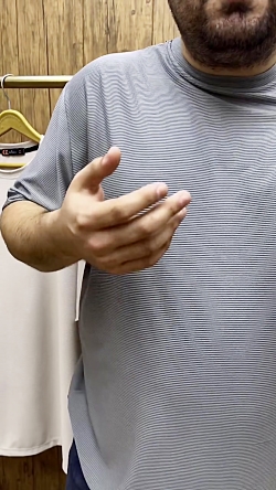 تیشرت بیسکویتی سایز بزرگ مردانه