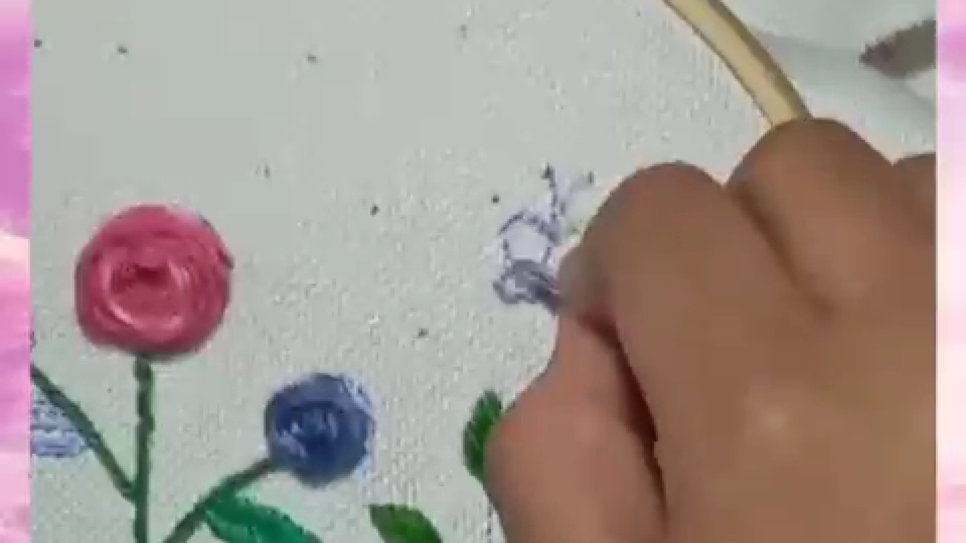 گلدوزی فاطمه فیضی برای طرح جابر فاطمه فیضی