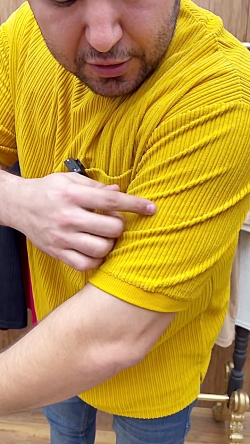 تیشرت مخمل سایز بزرگ مردانه