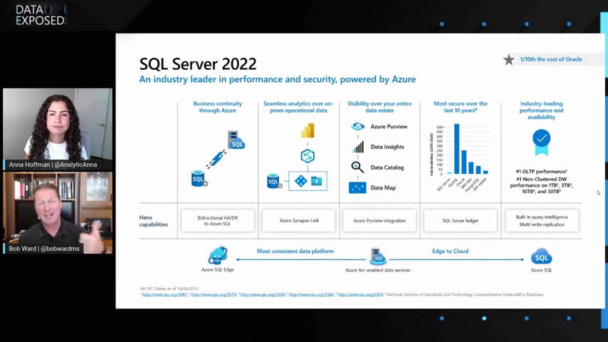 این ویدیو درباره SQL Server 2022 یک پایگاه داده متصل به ابر است