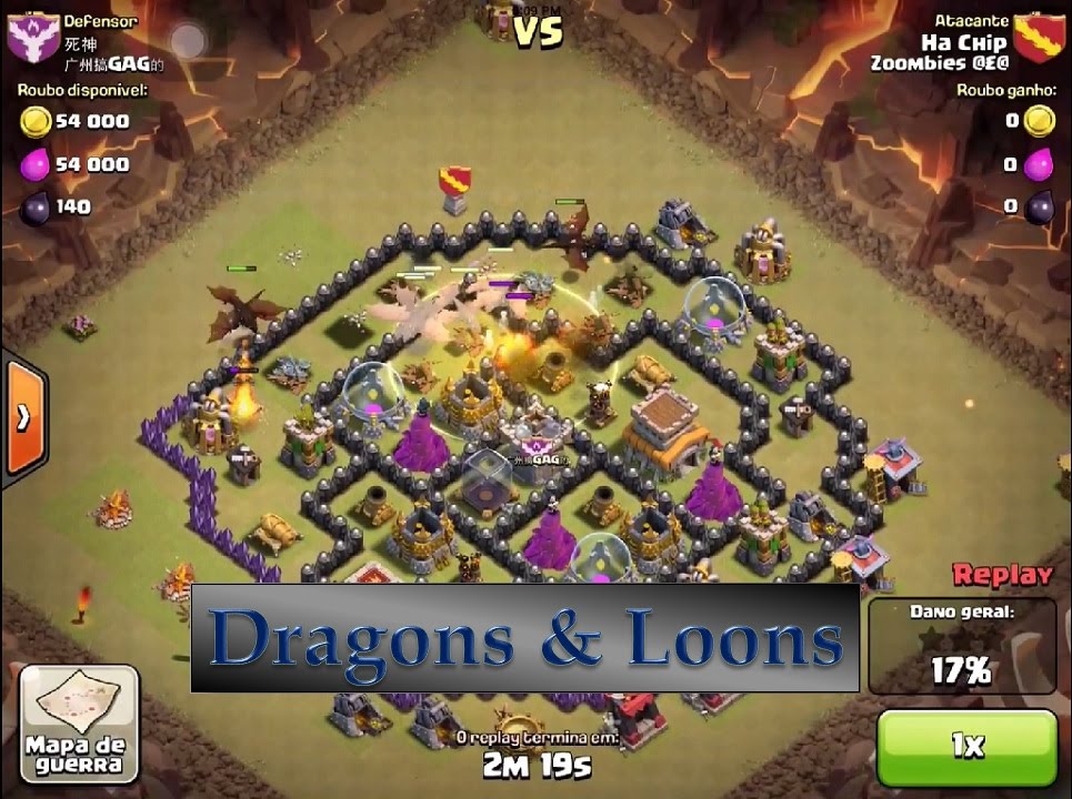 dragon strategy clash of clans