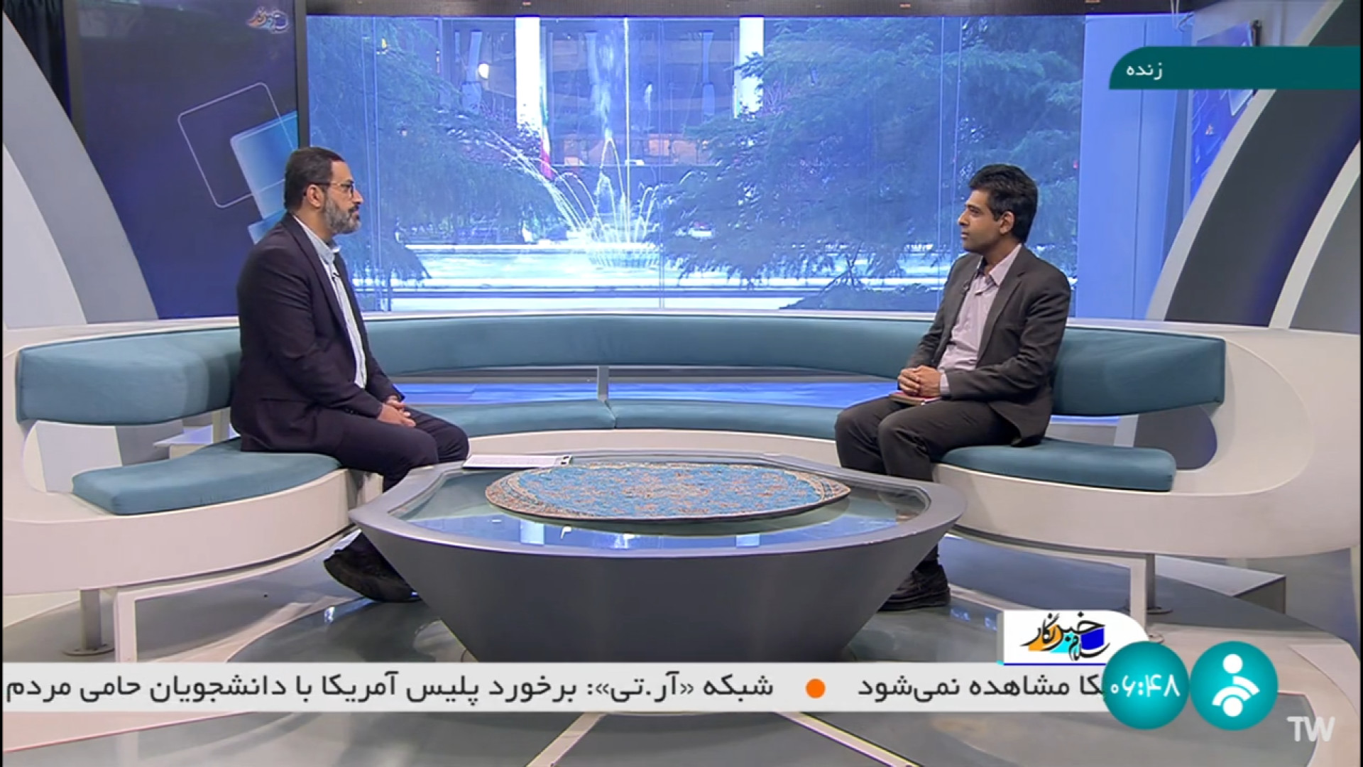حضور دکتر شاهسوارانی، سرپرست مرکز در برنامه سلام خبرنگار برد پیت