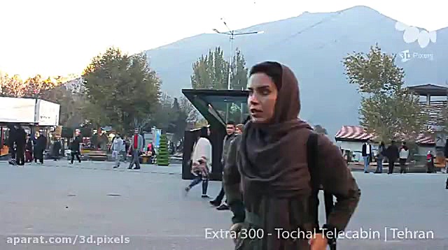 نمایشگر سه بعدی توچال_ پرواز برندهای معتبر بر بام تهران زمان86ثانیه