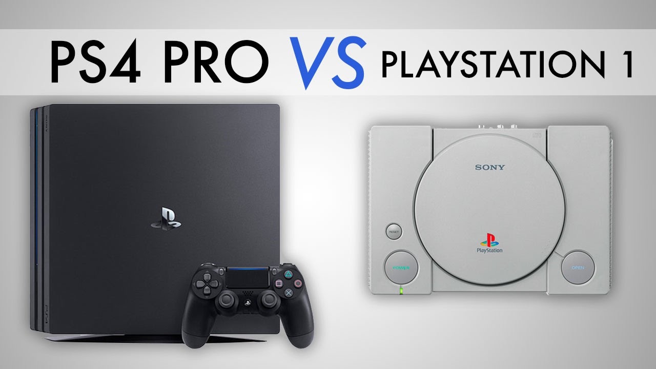 PS4 Pro vs. The Original PlayStation
