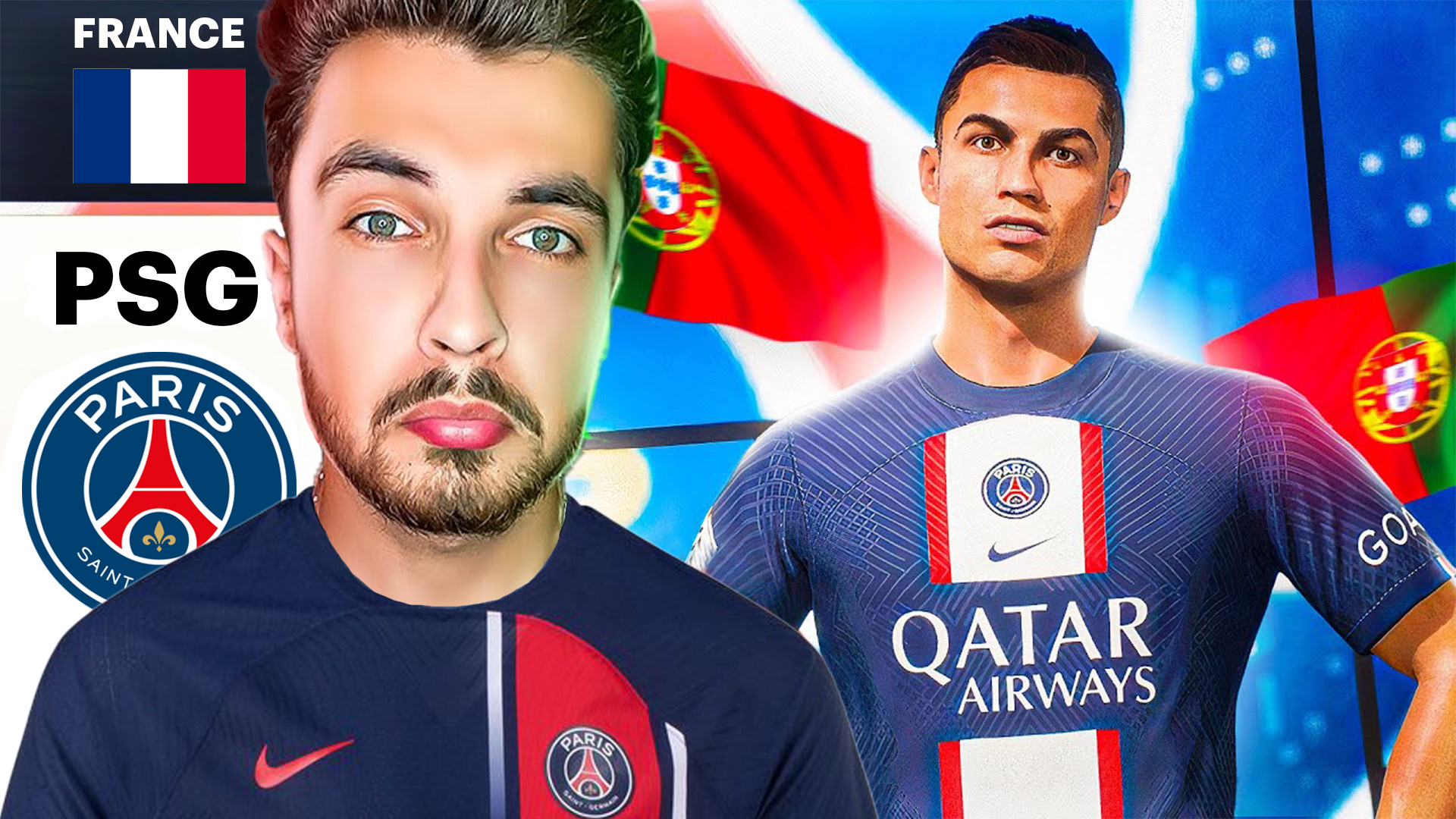 نجات پاری سن ژرمن از بحران!! کریستیانو رونالدو در پاریس!! PES 2021 (2) لیپوست