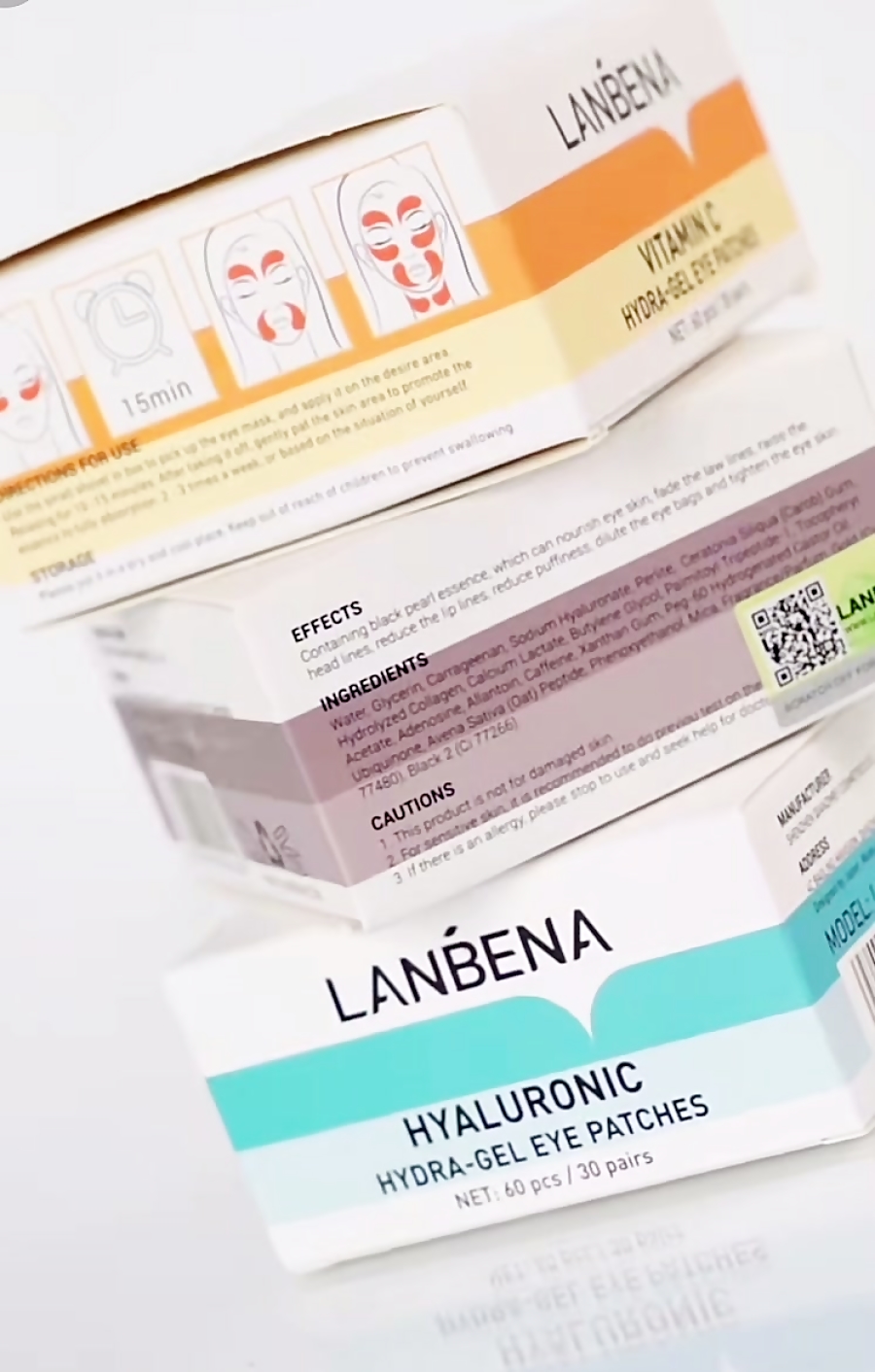 رفع سیاهی زیر چشم با پچ طلای مروارید