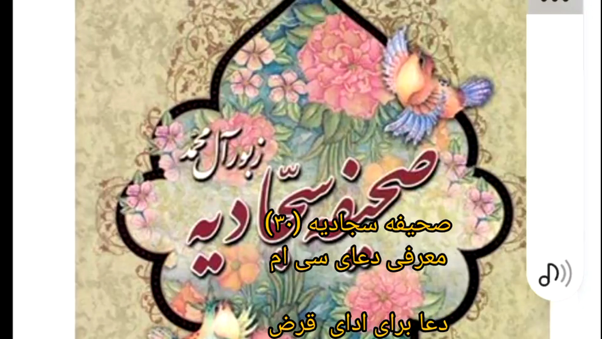 صحیفه سجادیه (۳۰) معرفی دعای سی ام  دعا برای ادای  قرض زمان260ثانیه