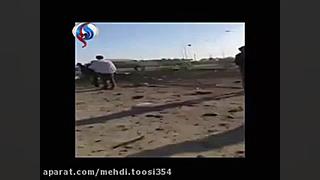 نخستین ویدیوی لحظات پس از انفجار حله عراق مورگان فریمن