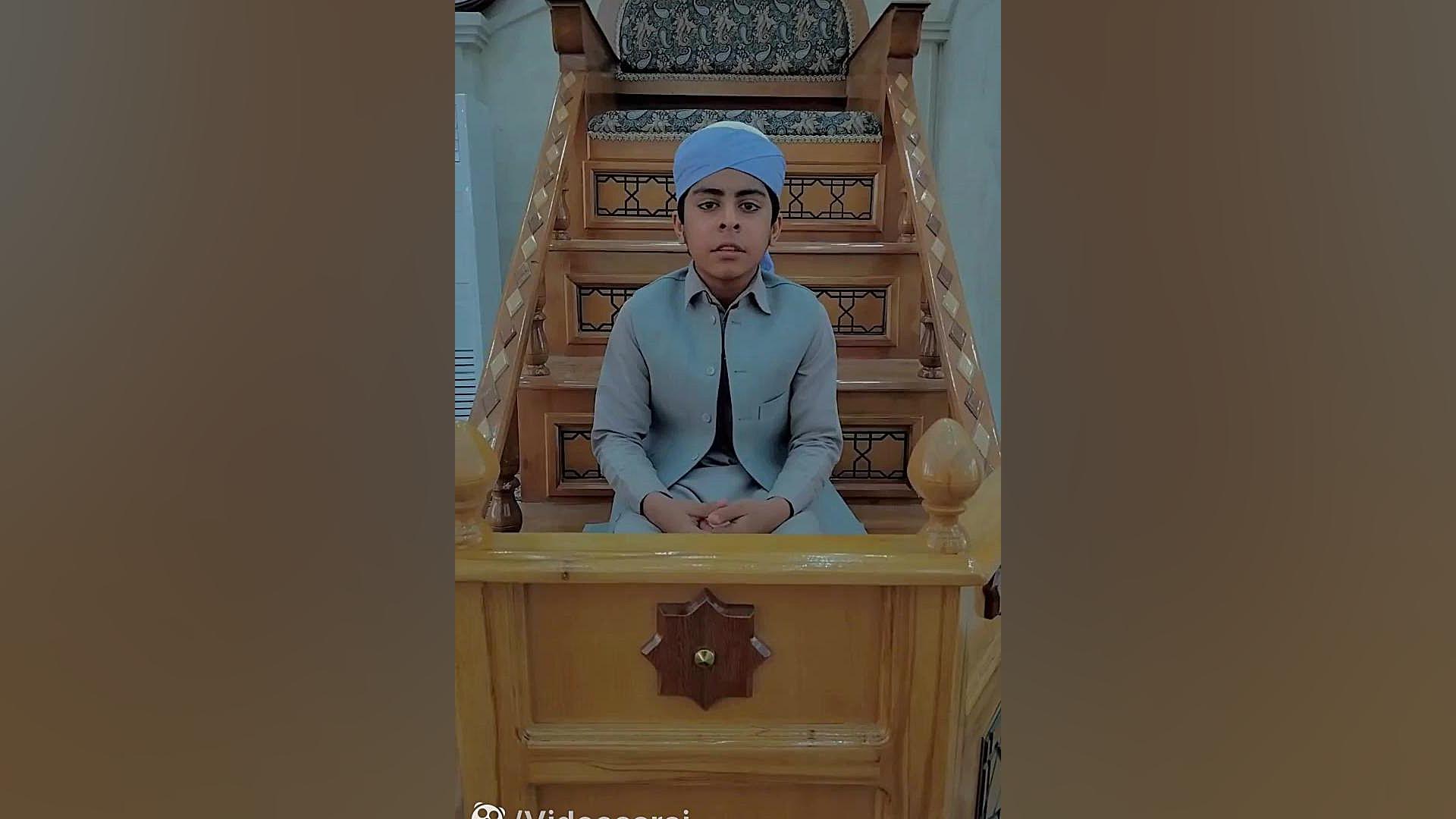 قرائت زیبای قرآن قاری نوجوان بلوچ حافظ عبدالرحمن کبدانی پلاسماجت