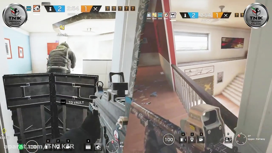 Rainbow Six Siege Split Screen Ranked Match