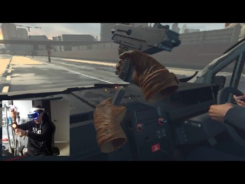 Highway Chase! BEST VR GAME HANDS DOWN!! - London Heist VR