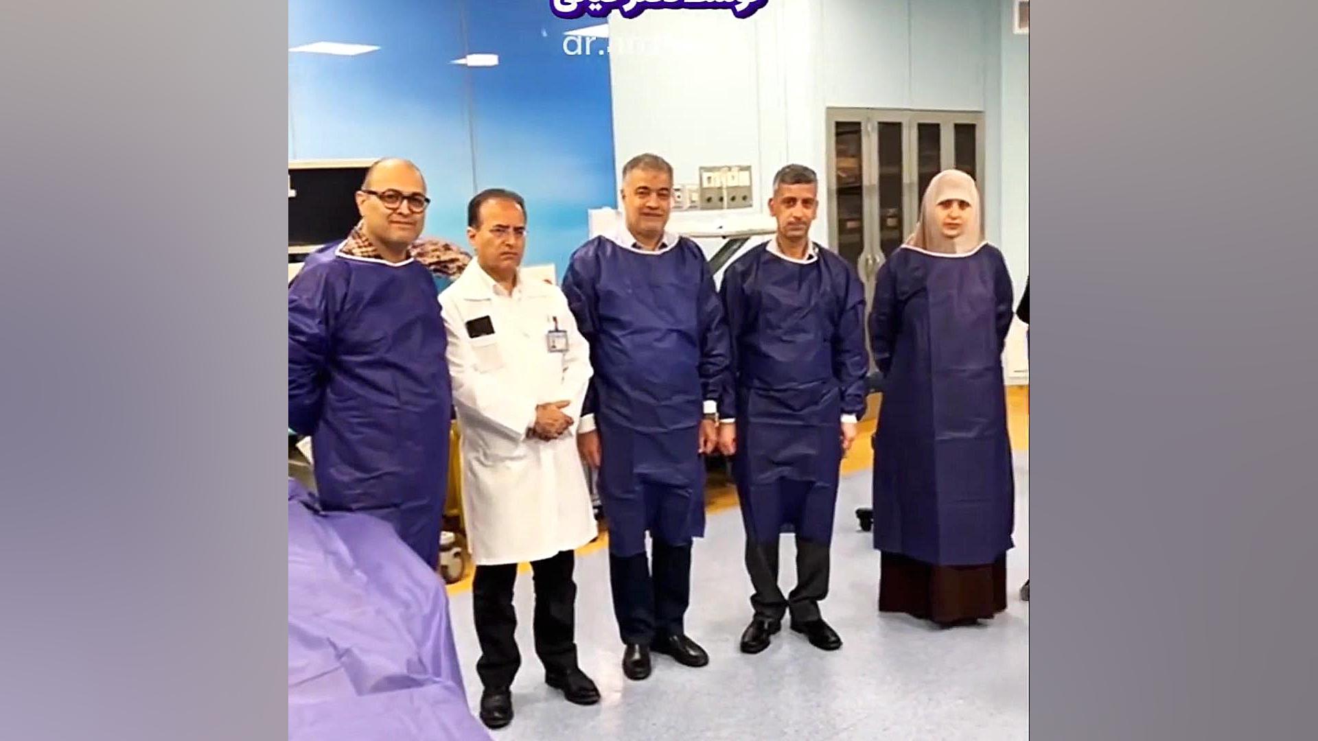 بازدید گروهی از فوق تخصص های ریه از بخش برونکوسکوپی بیمارستان مسیح دانشوری دکتر اردا کیانی