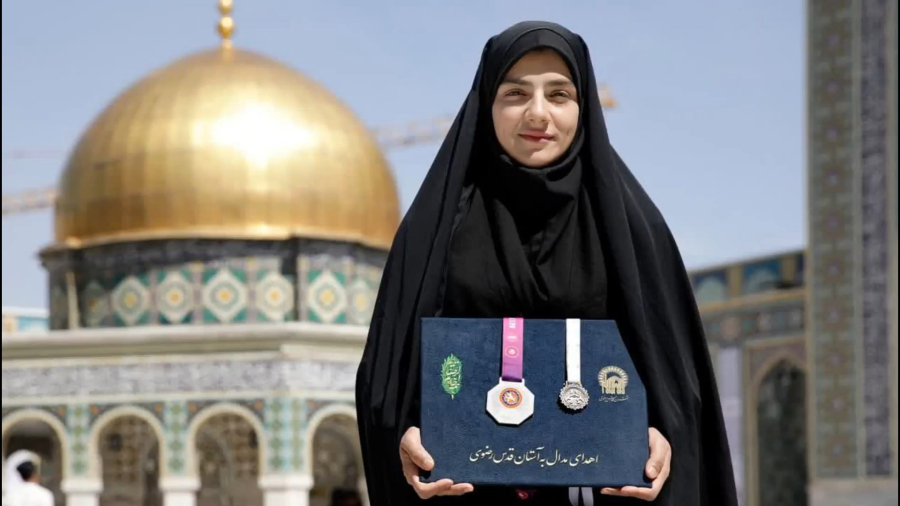 روایتی از حضور سپیده بابایی قهرمان ملی در مشهدمقدس و حرم مطهر رضوی