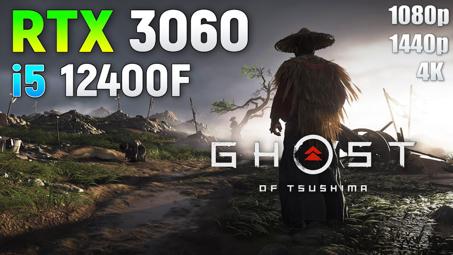تست گیمینگ Ghost Of Tsushima - RTX 3060 i5 12400F جراحی لثه
