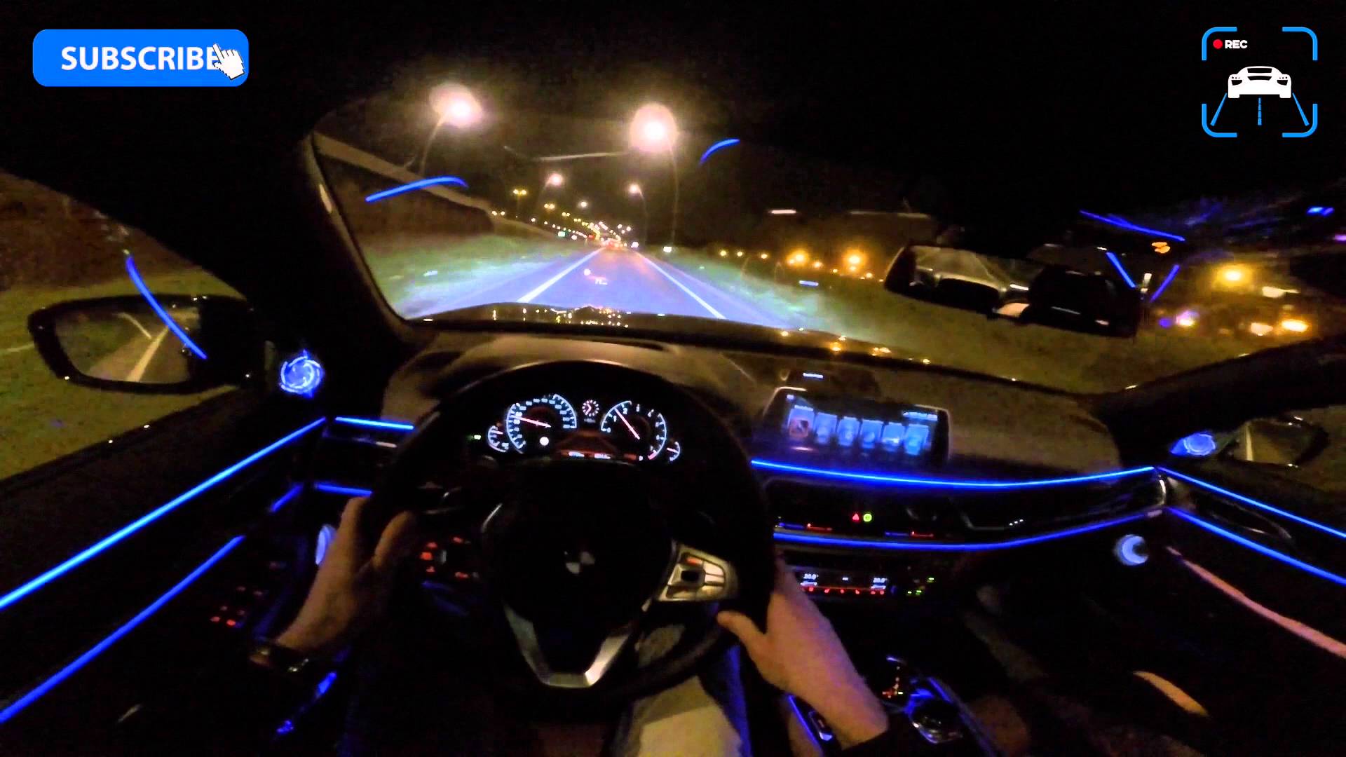 Pov 2016 Bmw 7 Series Night Drive Interior Lighting دیدئو Dideo