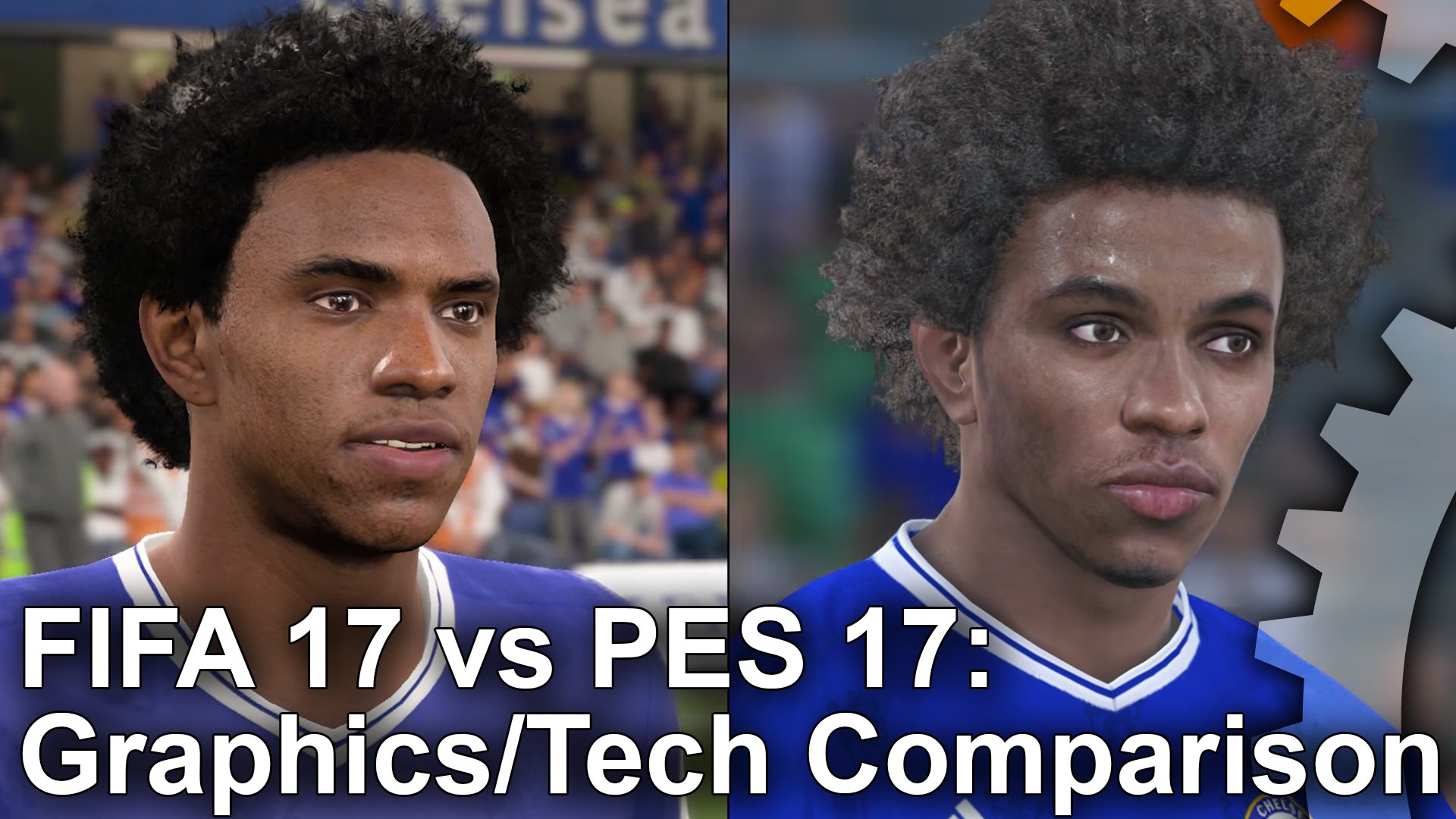 مقایسه گرافیکی و تکنیکی بین فیفا 17 و PES 2017