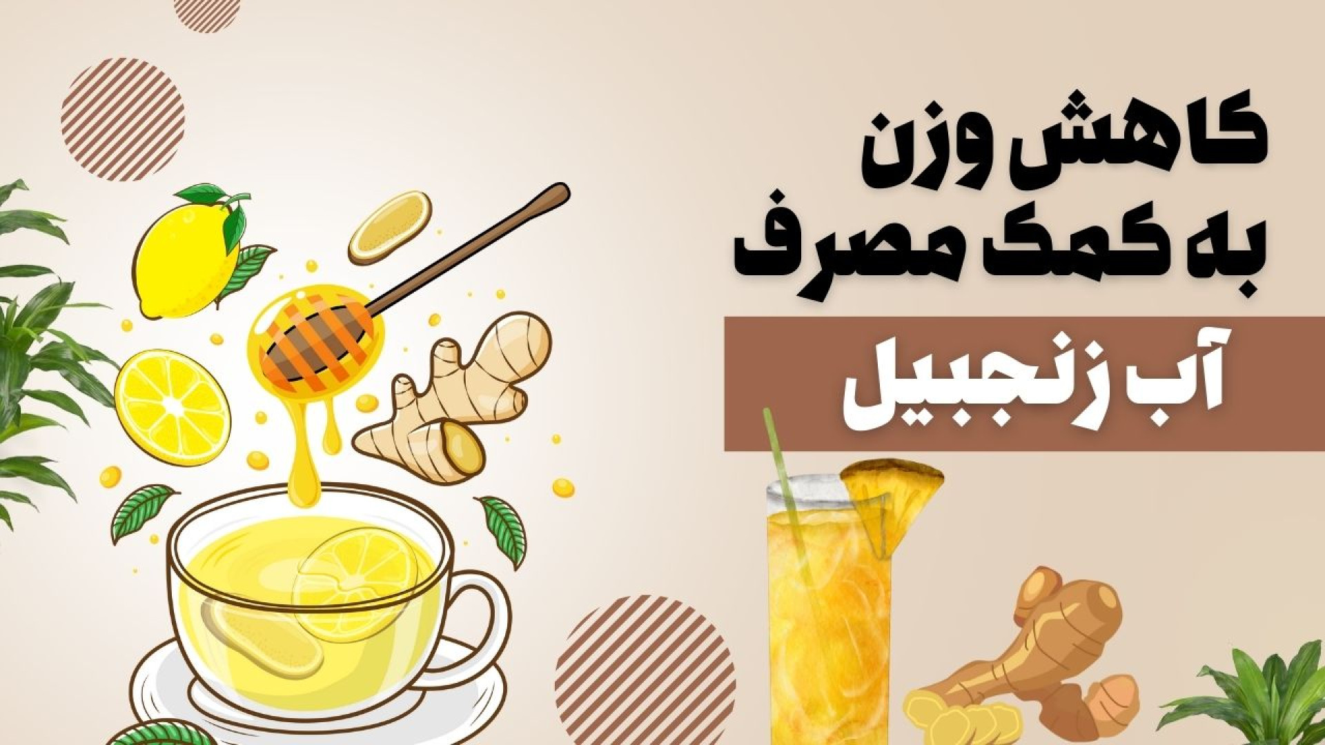 آب زنجبیل و کاهش وزن ... هایفوتراپی