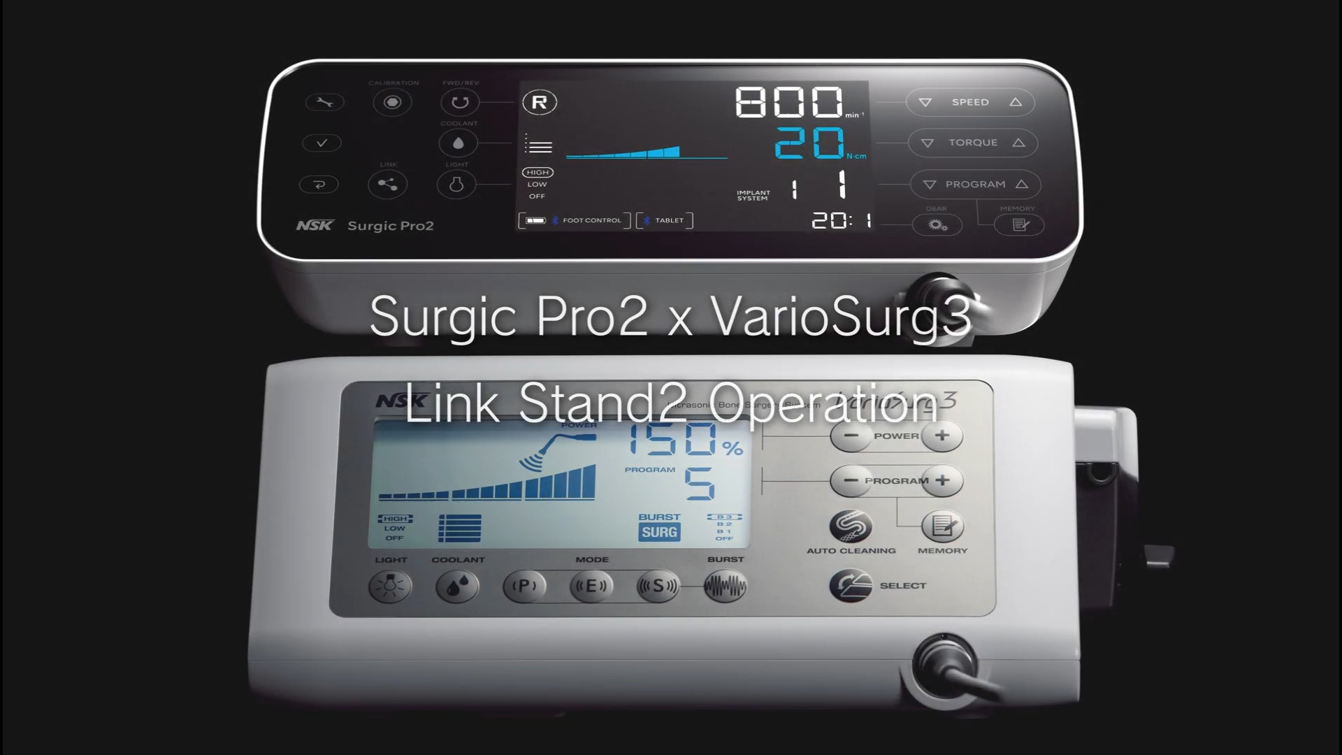 NSK Surgic Pro2 x VarioSurg 3 Link Stand2 Operation سندرم نفروتیک ارثی