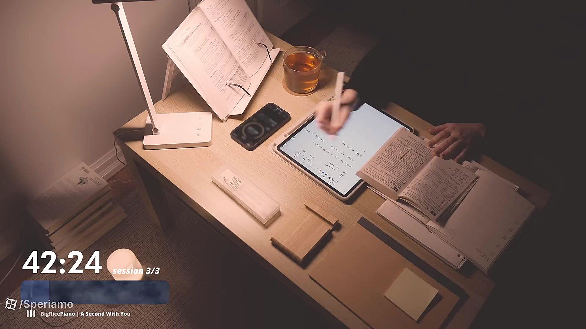3HOUR STUDY WITH ME Calm Piano Music / Pomodoro 50-10 جنیفر لارنس