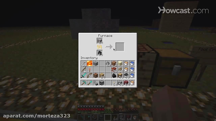 Minecraft Tutorial: How to Make a Furnace in Minecraft