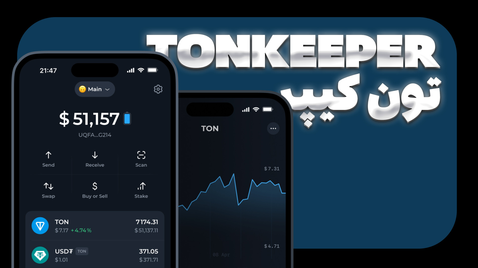 حساب , تون , کیپر , آموزش , نقد , نات , کوین , همستر , تپ , سواپ , ToonKeeper , Wallet