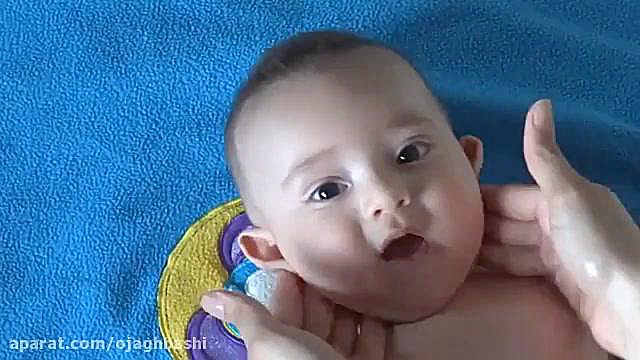 ماساژ صورت نوزاد پست اردکی