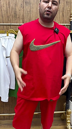 ست کاور و شلوارک سایز بزرگ مردانه